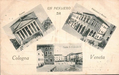 Dh576 cartolina pensiero da - pensiero,