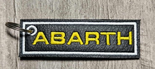 Portachiavi ricamato abarth - abarth, in