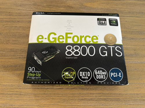 Evga nvidia geforce 8800 gts - nvidia,
