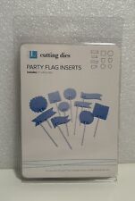 NUOVI INSERTI BANDIERA Quickutz WE R PARTY FUSTELLE L-CC-012 per Big Shot Sizzix e altri