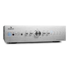 SUPER AUNA AV2-CD708 S AUDIO HIFI STEREO AMPLIFICATORE FINALE ARGENTO