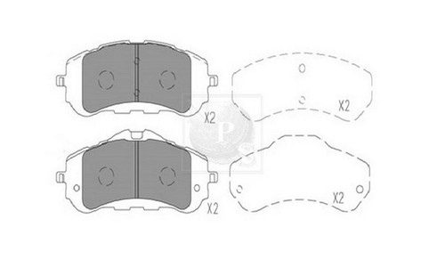 Kit pastiglie freno per - kit,