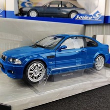 AUTO SOLIDA BMW E46 M3 LAGUNA SECCA BLU 2000 1:18 IN SCATOLA S1806502