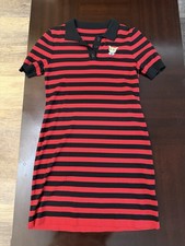 Gucci abito polo rosso nero - , a