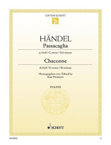 Passacaille sol min chaconne - passacaille, min./chaconne