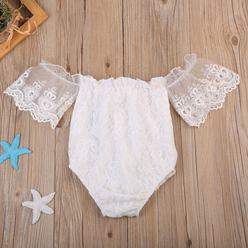 Pagliaccetto pizzo neonata - pagliaccetto,