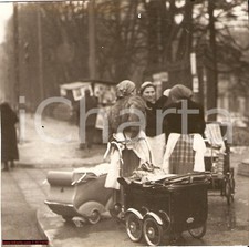 1941 Milano puericultura *Bambini balie carrozzine FOTO