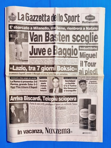 Gazzetta dello sport luglio - gazzetta, 22