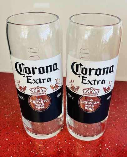Corona extra pint glasses - 2,