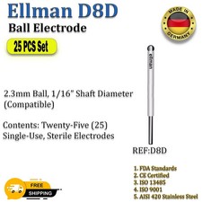 Elettrodo a sfera Ellman D8D -