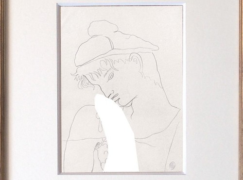 Jean cocteau drawing male - jean,
