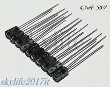 10 pz Condensatori elettrolitici 4,7uF 25V - 10 pezzi condensatore