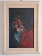 TORERO - QUADRO A OLIO A COMBUSTIONE DI JOSE GUEVARA ANNO 1960