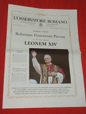 L'OSSERVATORE ROMANO 2025 POPE