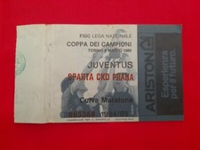 Biglietto/Ticket Juventus-Sparta Praga  Coppa dei Campioni 1984/85