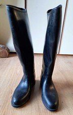 STIVALI DA EQUITAZIONE AIGLE DONNA  IN GOMMA  NERA   - Tg. 36 -