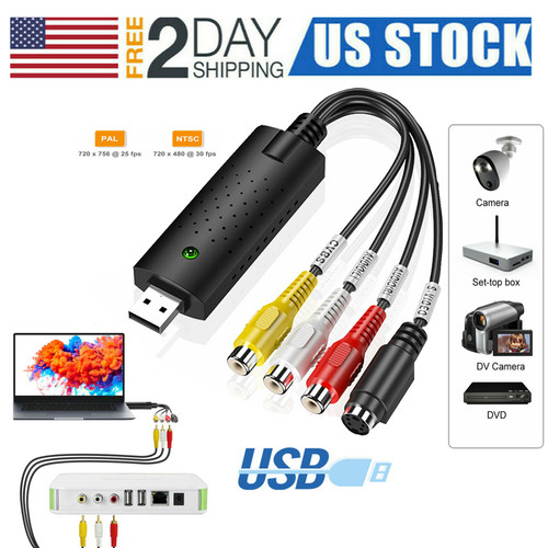 Usb vhs dvd video audio - vhs, to