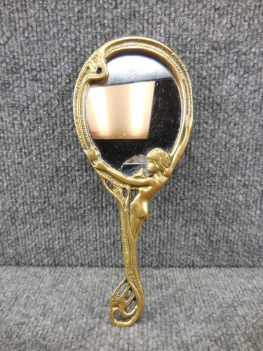 Specchio vintage ottone art - ottone,