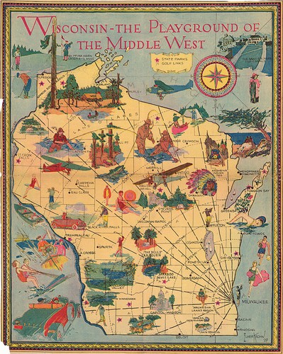1920 mappa pittorica - mappa,