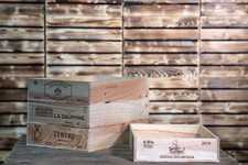 Scatola per vino in legno x 4