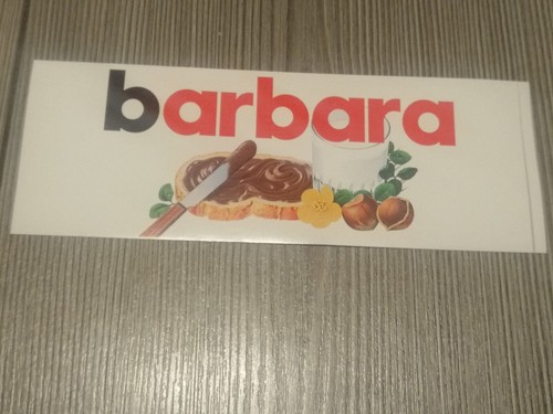 Adesivo nutella originale nome - nutella,