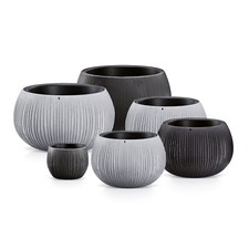 Vaso fiori effetto cemento - effetto,