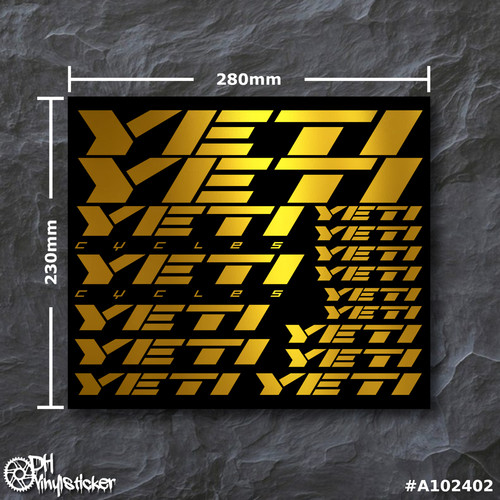 Yeti set ricamo oro - |,