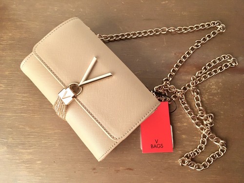 Pochette beige con tracollina - con,