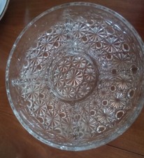 piatto da aperitivo vintage in vetro