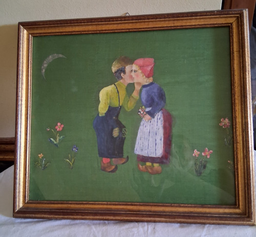 Quadro dipinto mano su - quadro,