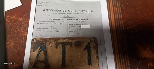 Vespa 125 faro - vm1,