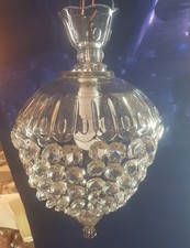 Lampadario In Cristallo Anni'50