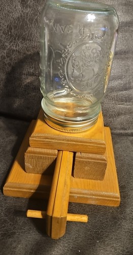 Dispenser snack legno fatto - dispenser,