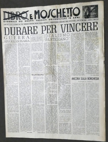 Giornale libro moschetto - giornale, e