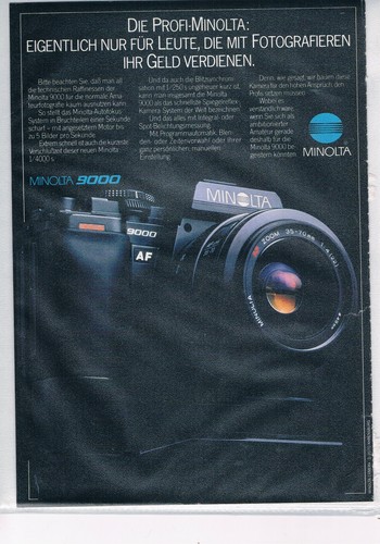 Minolta pubblicità - minolta,