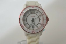 Orologio Fossil bianco gomma ceramica CE1048 $185