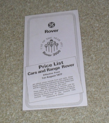 Listino prezzi range rover - listino,