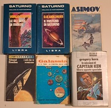 lotto 6 libri di fantascienza (vendo solo in blocco)