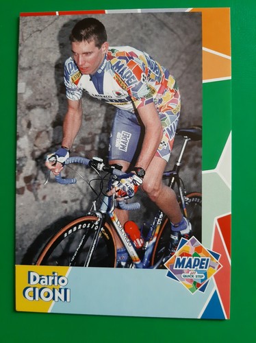 Cyclisme carte cycliste dario - carte,