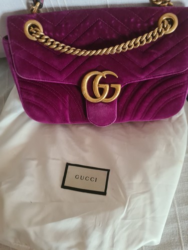 Gucci borsa marmont velluto - gucci,