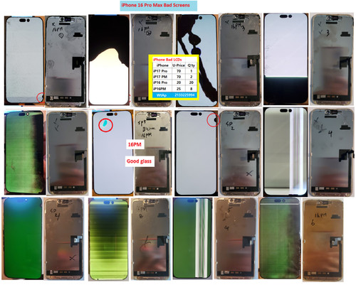 Iphone 16pro max lcd difettoso - 16pro,