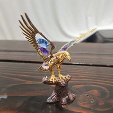 AQUILA PLACCATA ORO 24K CON