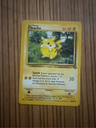 Pikachu 1995 carta pokemon - 1995,