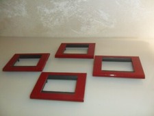 USATE PLACCA originale 4 POSTI 4714AM AMARANDO BTICINO LIVING CLASSIC 