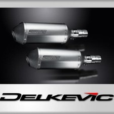 Kit Bidone Silenziatore Scarico Triumph Legend 900 1998-2001 260mm X-Oval Titanio