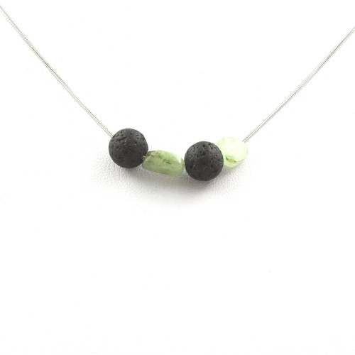 Collana apatite verde - apatite,