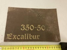brochure depliant moto morini excalibur 350 - 500 libretto uso e manutenzione 