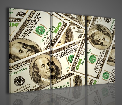 Quadri moderni dollars quadro - quadri,
