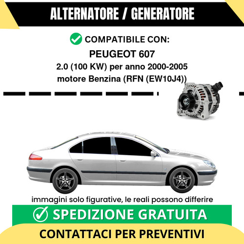Alternatore peugeot 607 0 - alternatore,