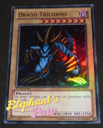 Yugioh drago tricorno - yugioh, super